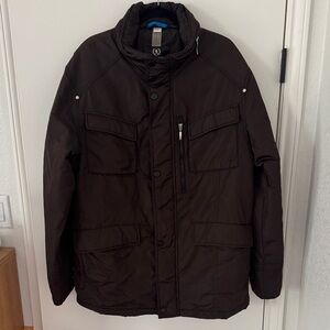 Bugatchi Dark Brown Military Field Jacket